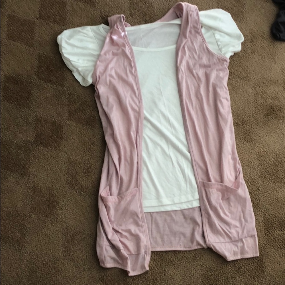 This a Korean women brand vest shirt size small